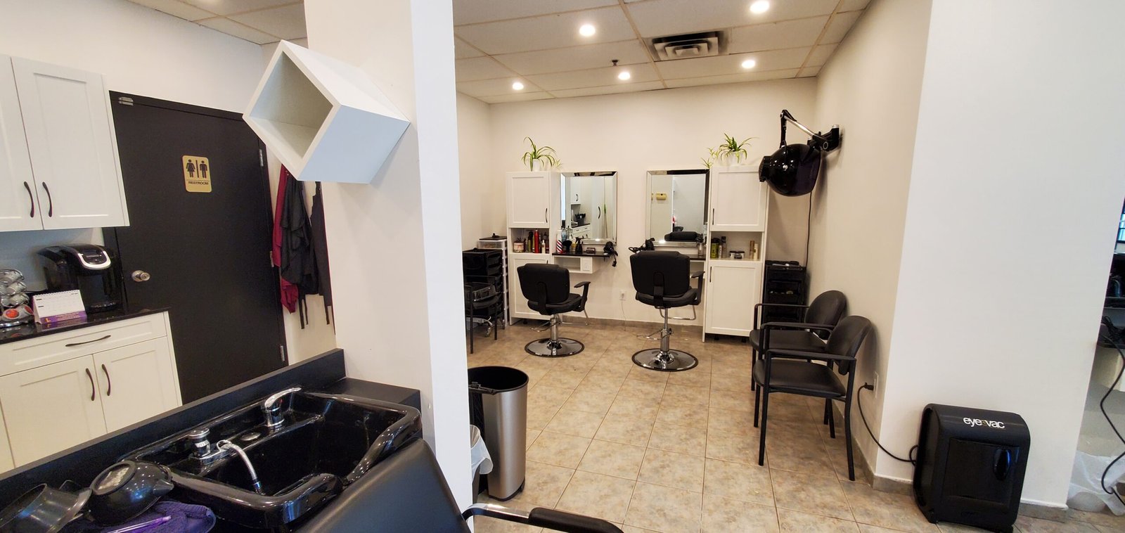 Remodeling hair salon Burnaby